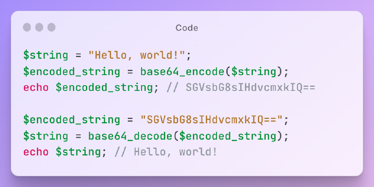 A beginner's guide to base64 encoding and decoding in PHP