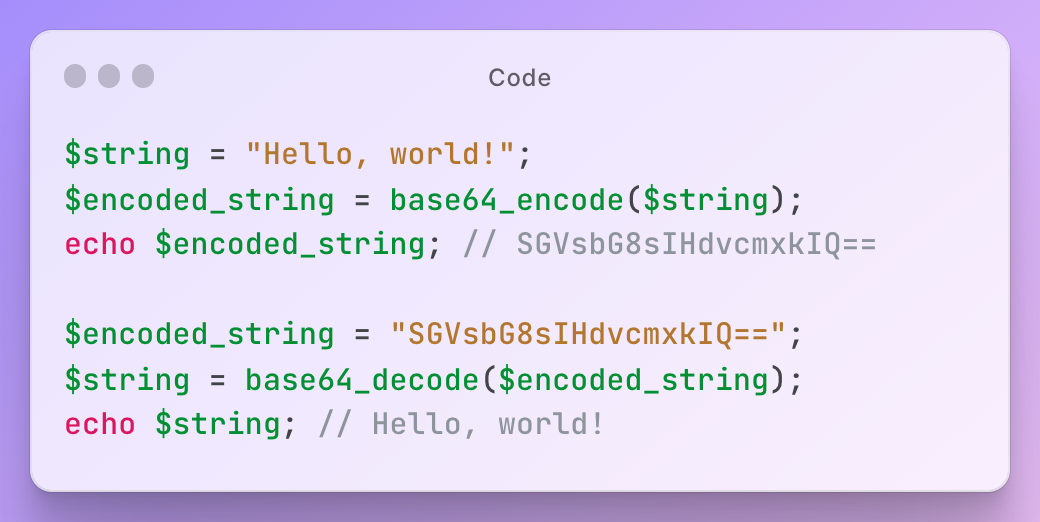 PHP中使用base64编码和解码的入门指南
