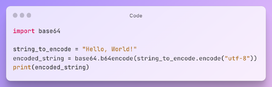 如何在Python中使用Base64编码与解码